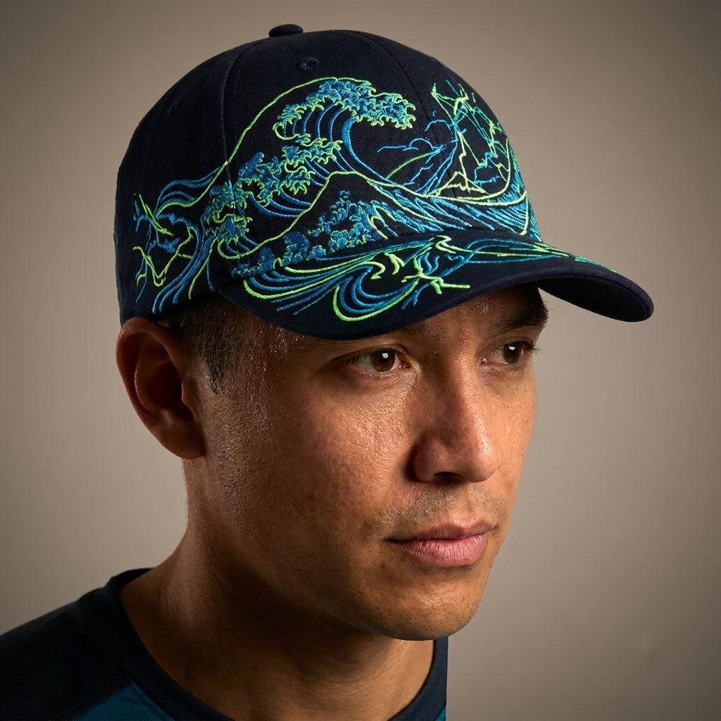 Pulse Motion Energy Embroidered Baseball Cap