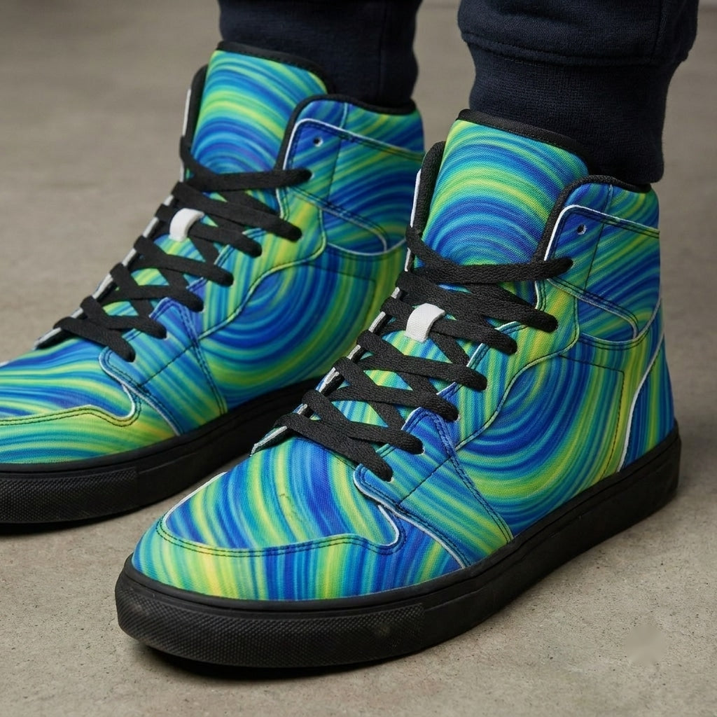 Dynamic Voltage Pulse High-Top Basketball Sneakers