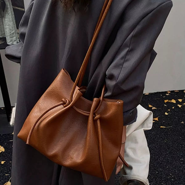 Drawstring Tote Bag with Pouch